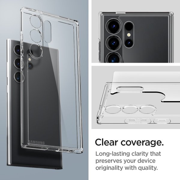 Spigen Samsung Galaxy S24 Ultra Cover Ultra Hybrid Crystal Clear