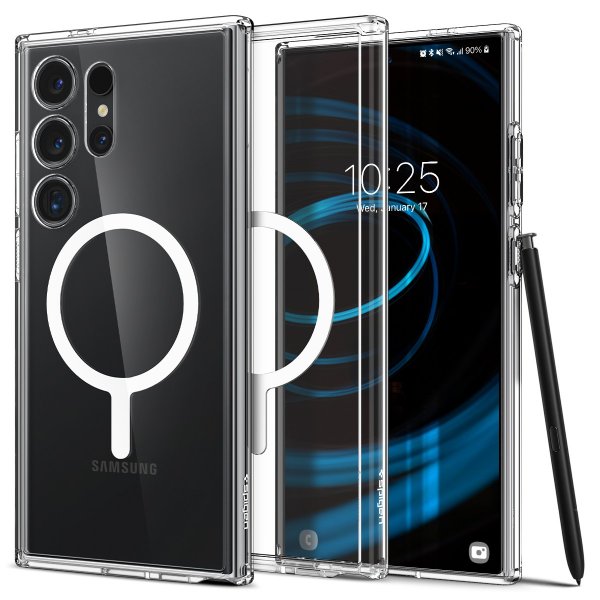 Spigen Samsung Galaxy S24 Ultra Cover Ultra Hybrid Metal Ring MagFit