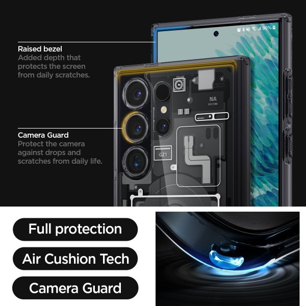 Spigen Samsung Galaxy S24 Ultra Cover Ultra Hybrid Zero One