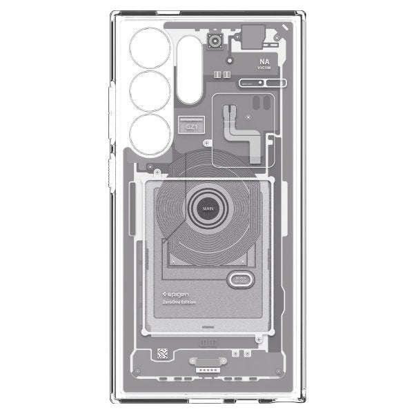 Spigen Samsung Galaxy S24 Ultra Cover Ultra Hybrid Zero One White