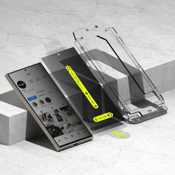 Ringke Samsung Galaxy S24 Ultra Skærmbeskytter Easy Slide Privacy 2-pak
