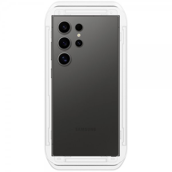 Spigen Samsung Galaxy S24 Ultra Skærmbeskytter GLAS.tR EZ Fit Privacy 2-pak