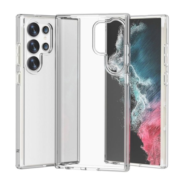 Rvelon Samsung Galaxy S24 Ultra Cover Stødsikkert Gennemsigtig