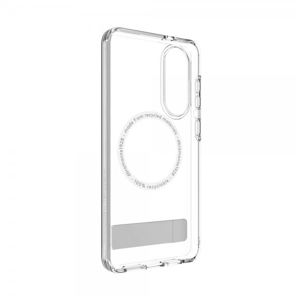 dbramante1928 Samsung Galaxy S25 Edge Cover Iceland Ultra D3O Qi2 Kickstand Transparent