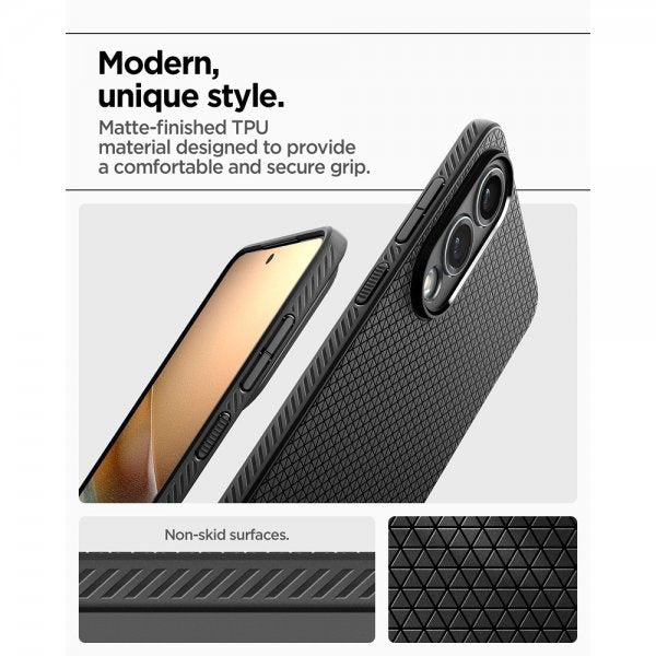 Spigen Samsung Galaxy S25 Edge Cover Liquid Air Mat Sort