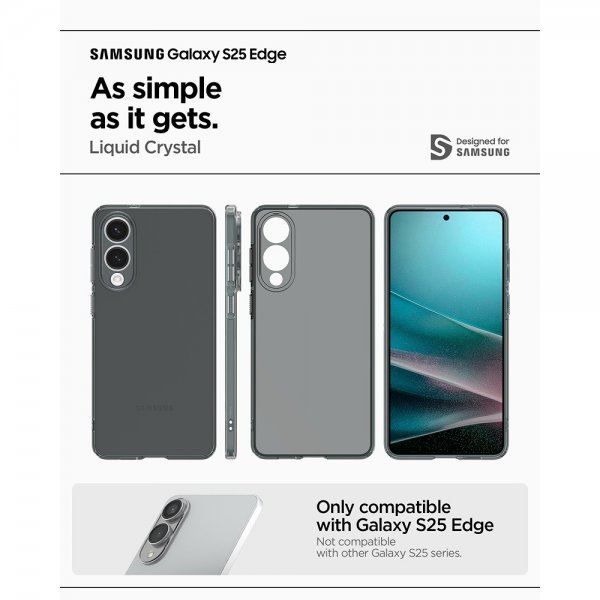 Spigen Samsung Galaxy S25 Edge Cover Liquid Crystal Space Crystal