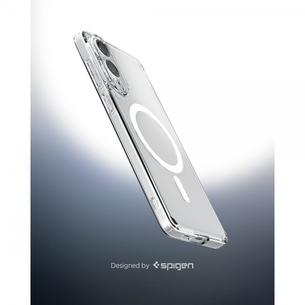 Spigen Samsung Galaxy S25 Edge Cover Ultra Hybrid MagFit Klar Hvid