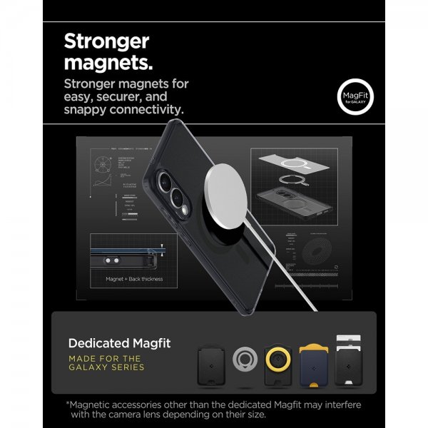 Spigen Samsung Galaxy S25 Edge Cover Ultra Hybrid MagFit Frost Black
