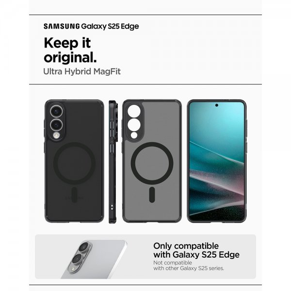 Spigen Samsung Galaxy S25 Edge Cover Ultra Hybrid MagFit Frost Black