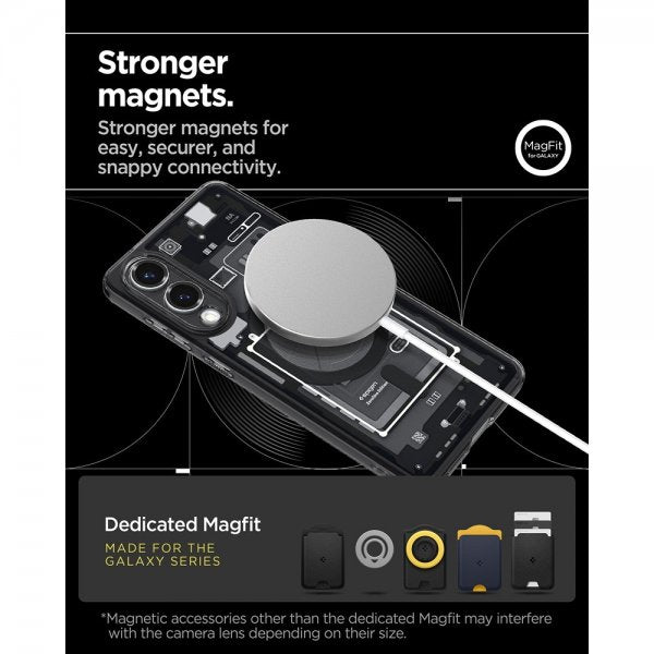 Spigen Samsung Galaxy S25 Edge Cover Ultra Hybrid Zero One MagFit Sort