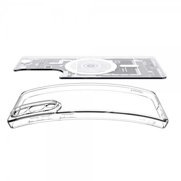 Spigen Samsung Galaxy S25 Edge Cover Ultra Hybrid Zero One MagFit Hvid