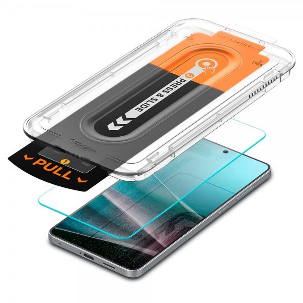 Spigen Samsung Galaxy S25 Edge Skærmbeskytter GLAS.tR EZ Fit Pro