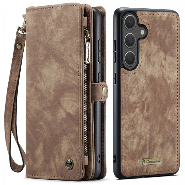 CaseMe Samsung Galaxy S25 FE Etui 008 Series Aftageligt Cover Brun