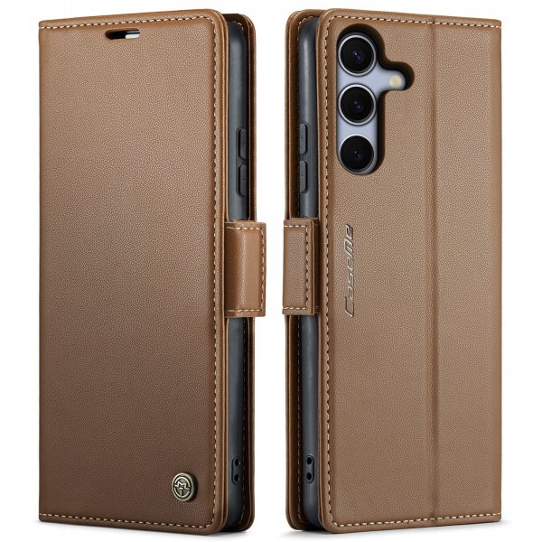 CaseMe Samsung Galaxy S25 FE Etui 023 Series Brun