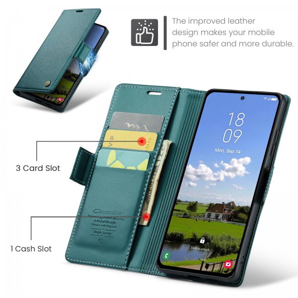 CaseMe Samsung Galaxy S25 FE Cover 023 Series Grøn