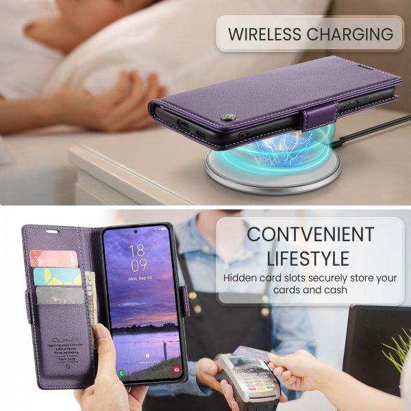 CaseMe Samsung Galaxy S25 FE Fodral 023 Series Lilla