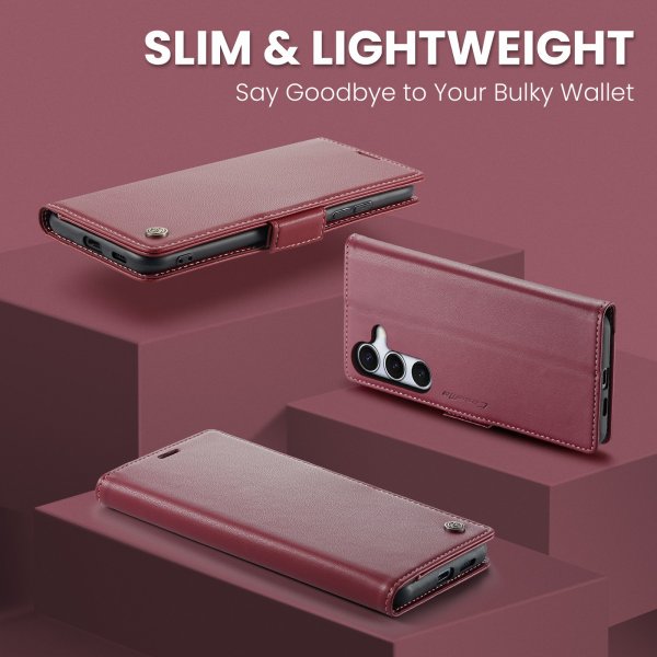 CaseMe Samsung Galaxy S25 FE Cover 023 Series Rød