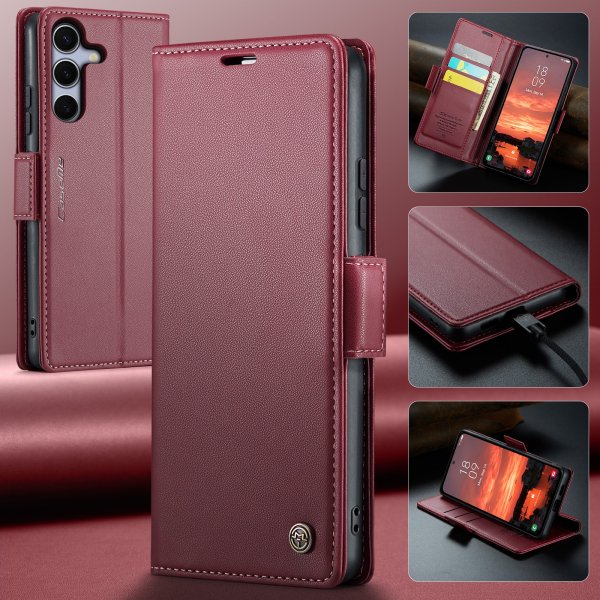 CaseMe Samsung Galaxy S25 FE Cover 023 Series Rød