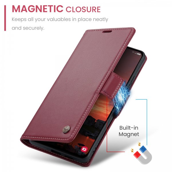 CaseMe Samsung Galaxy S25 FE Cover 023 Series Rød