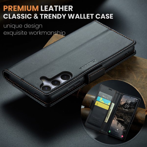CaseMe Samsung Galaxy S25 FE Etui 023 Series Sort