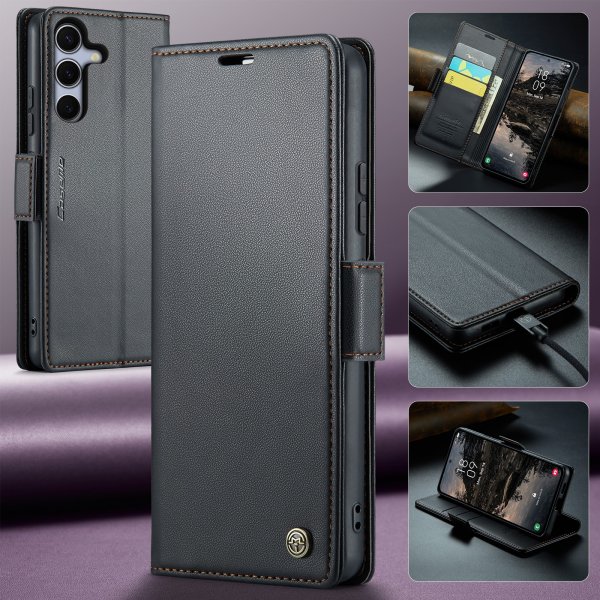 CaseMe Samsung Galaxy S25 FE Etui 023 Series Sort