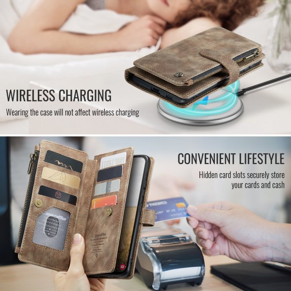 CaseMe Samsung Galaxy S25 FE Etui C30 Series Brun