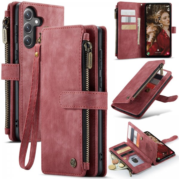 CaseMe Samsung Galaxy S25 FE Cover C30 Series Rød