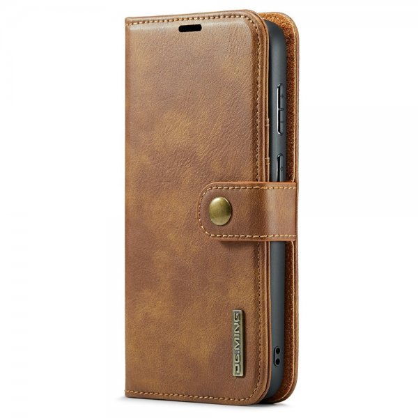 Dg.Ming Samsung Galaxy S25 FE Etui med Aftageligt Cover Brun