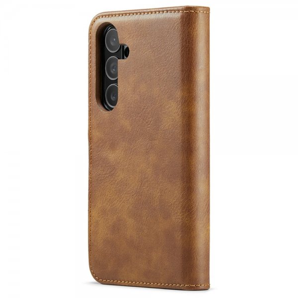 Dg.Ming Samsung Galaxy S25 FE Etui med Aftageligt Cover Brun