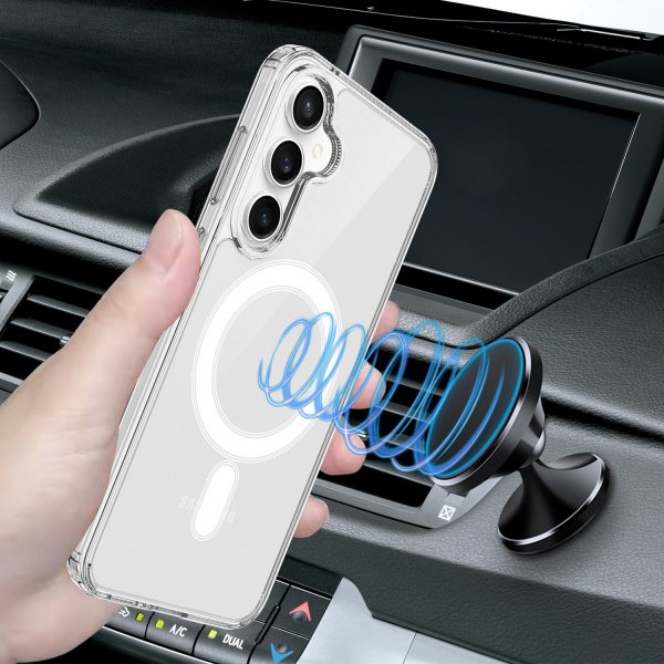 Nordic Covers Samsung Galaxy S25 FE Cover Feather Series MagSafe Transparent