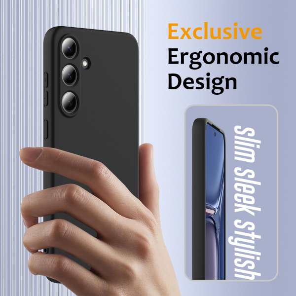 Samsung Galaxy S25 FE Cover med Rem Silikone MagSafe Sort
