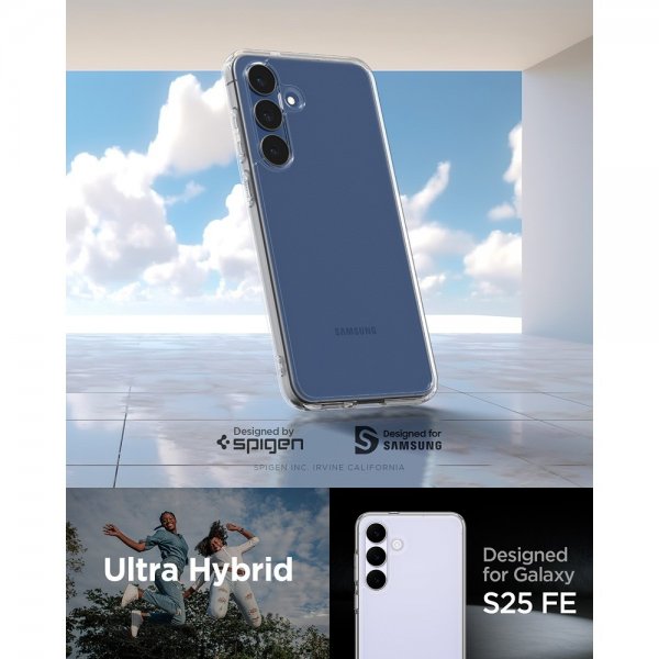 Spigen Samsung Galaxy S25 FE Cover Ultra Hybrid Krystalklar