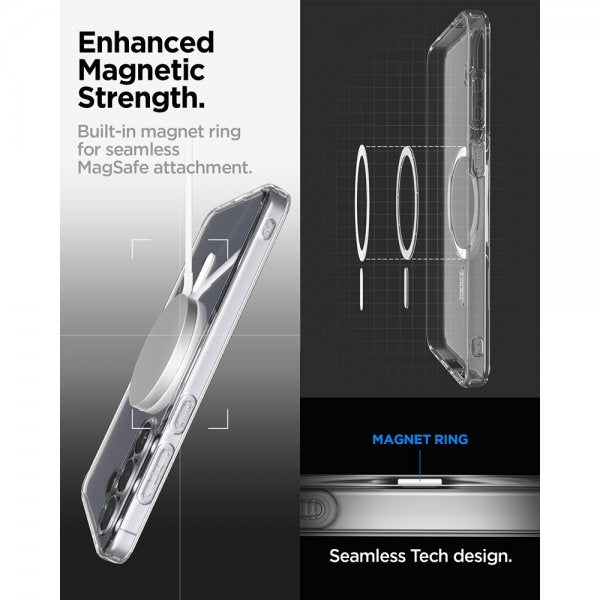 Spigen Samsung Galaxy S25 FE Cover Ultra Hybrid MagFit Clear White