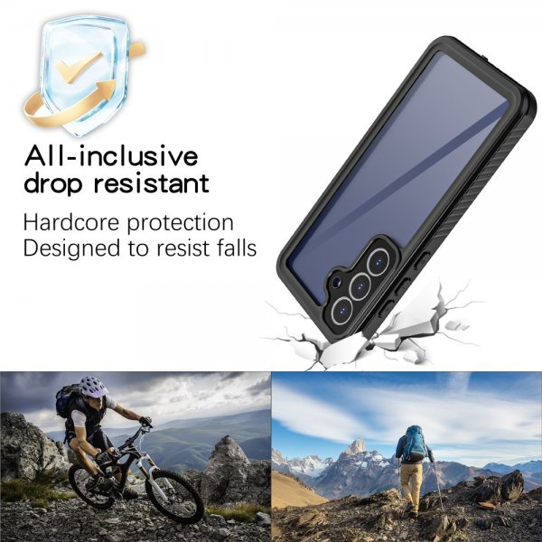 Redpepper Samsung Galaxy S25 FE Cover Vandtæt IP68 Sort