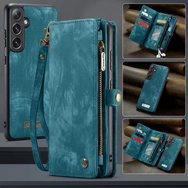 CaseMe Samsung Galaxy S25 Etui 008 Series Aftageligt Cover Blå