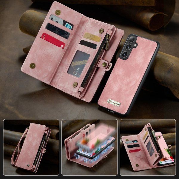 CaseMe Samsung Galaxy S25 Etui 008 Series Aftageligt Cover Rosa