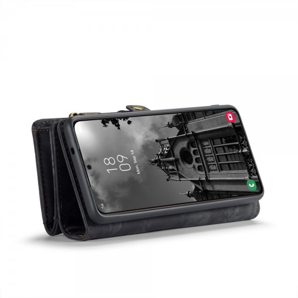 CaseMe Samsung Galaxy S25 Etui 008 Series Aftageligt Cover Sort