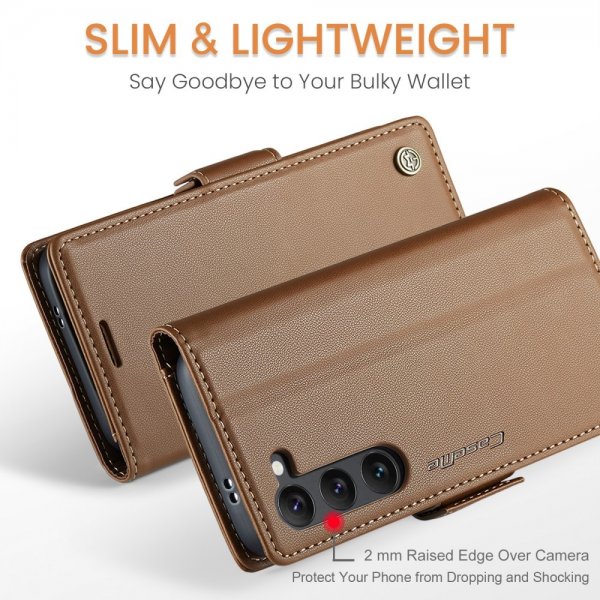 CaseMe Samsung Galaxy S24/S25 Cover 023 Series Brun