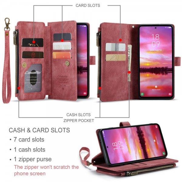 CaseMe Samsung Galaxy S24/S25 Cover C30 Series Rød