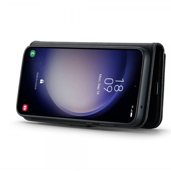 Dg.Ming Samsung Galaxy S25 Etui med Aftagelig Skal Sort