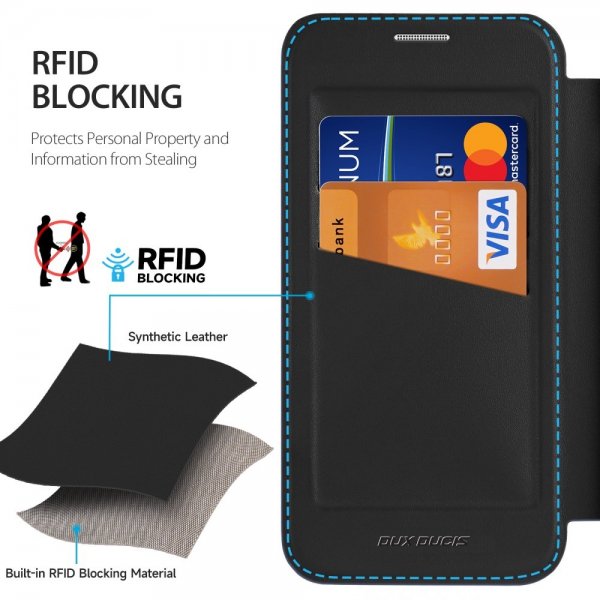 Dux Ducis Samsung Galaxy S25 Fodral Skin X Pro Series Kickstand MagSafe Sort