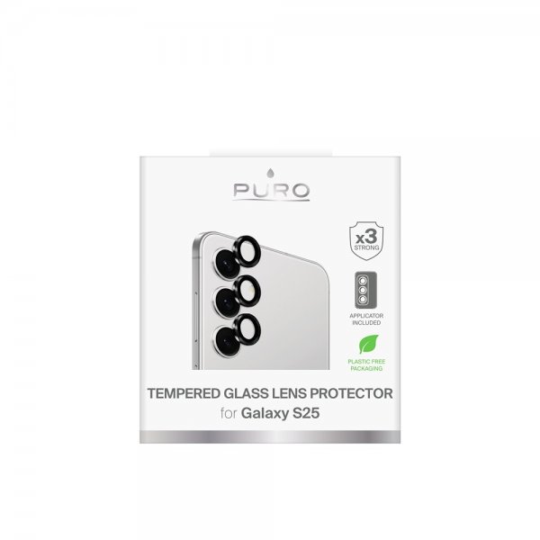 Puro Samsung Galaxy S25 Kamerabeskyttelse Hærdet Glas