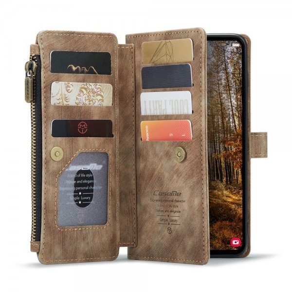 CaseMe Samsung Galaxy S24 Plus/S25 Plus Cover C30 Series Brun