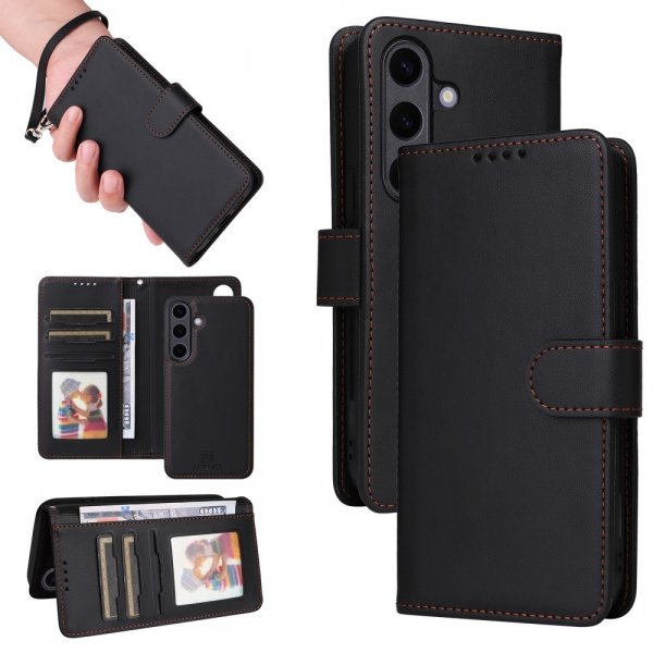 Betopnice Samsung Galaxy S25 Plus Cover med aftageligt etui 005 Sort