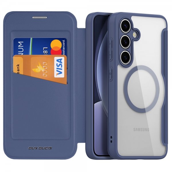 Dux Ducis Samsung Galaxy S25 Plus Cover Skin X Pro Series MagSafe Blå