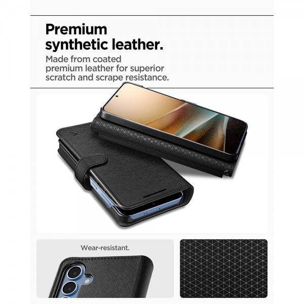 Spigen Samsung Galaxy S25 Plus Cover Wallet S Sort