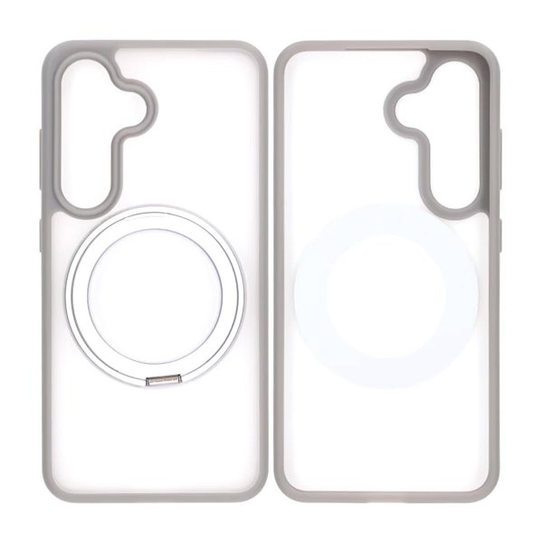 Samsung Galaxy S25 Plus Cover Drejeligt MagSafe Stativ Grå
