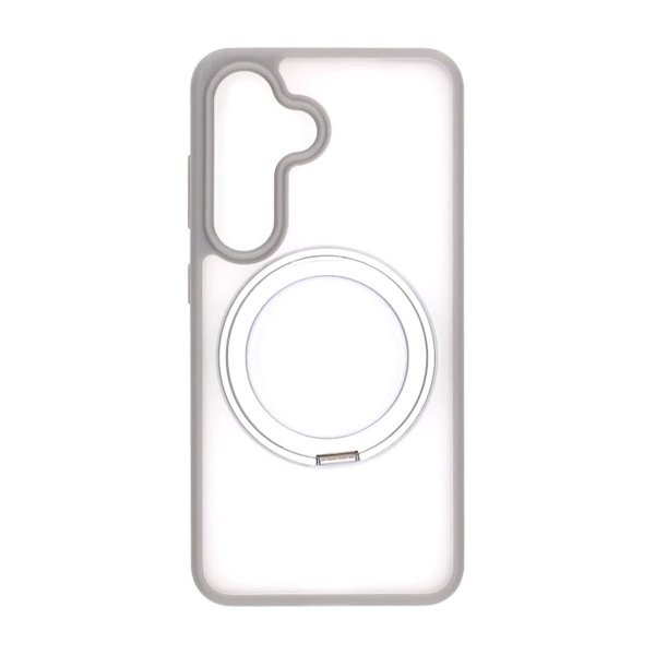 Samsung Galaxy S25 Plus Cover Drejeligt MagSafe Stativ Grå
