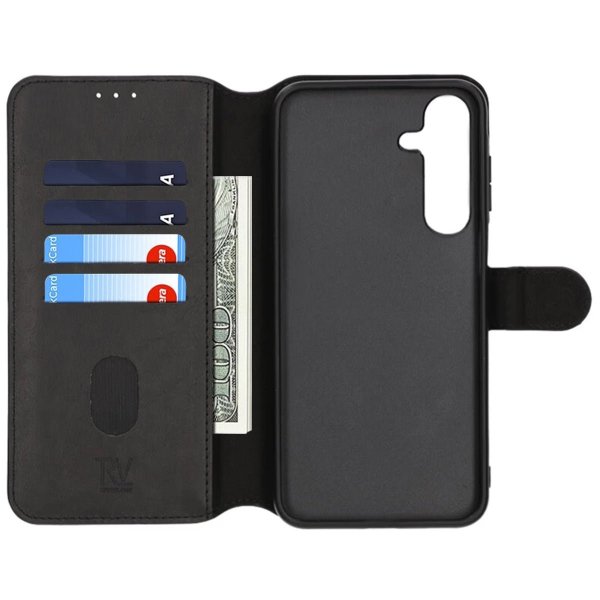 Rvelon Samsung Galaxy S25 Plus Cover Magnetisk Aftageligt Etui Sort