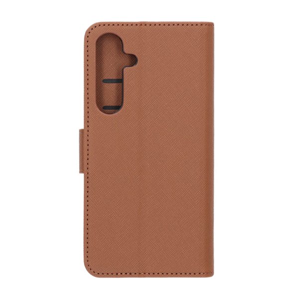 Samsung Galaxy S25 Plus Cover med Kortrum og Stativfunktion i Brun